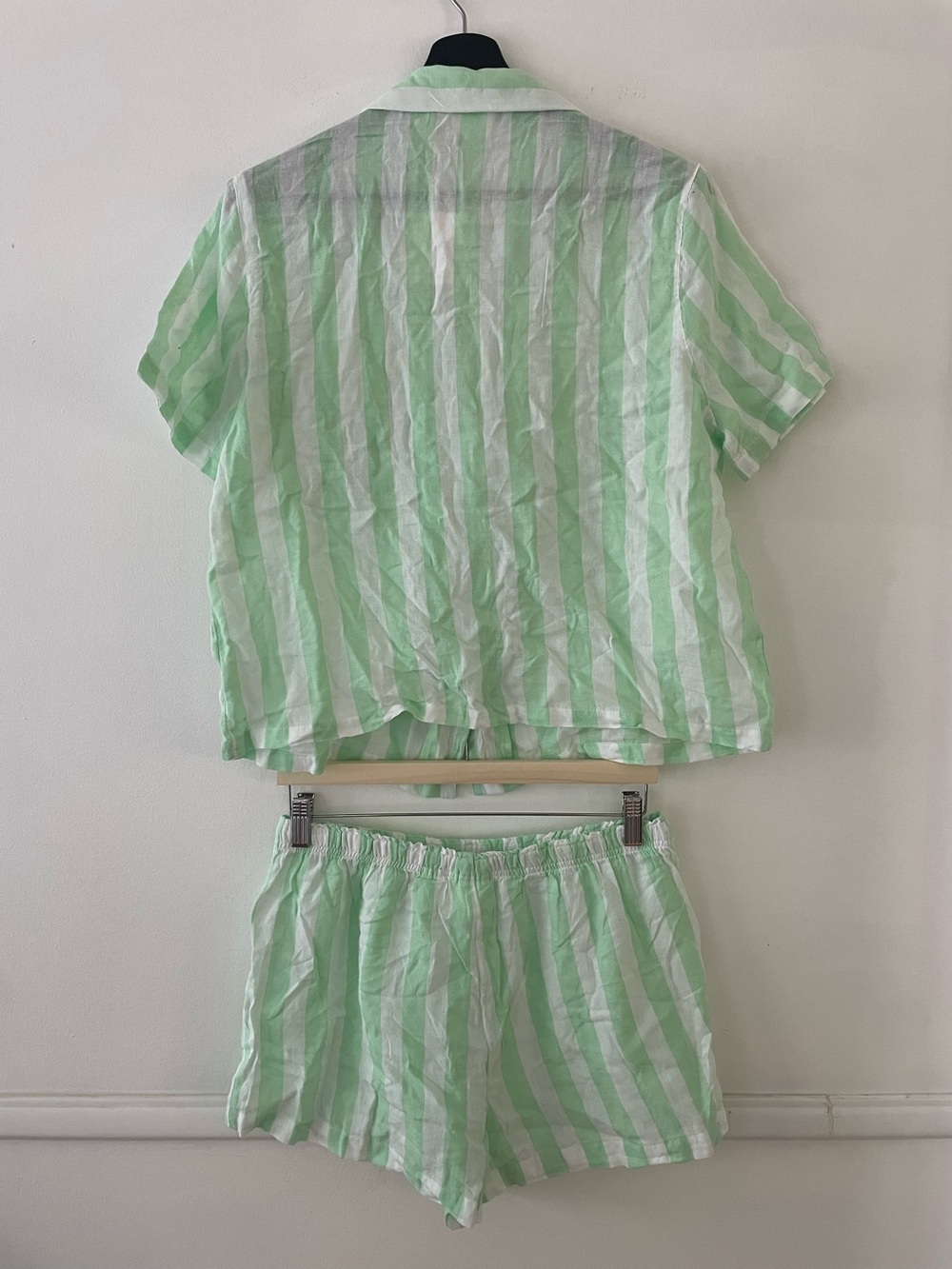 Cynthia Rowley 100% Cotton Vertical Stripe Pajama Set Size M - Picture 3 of 5